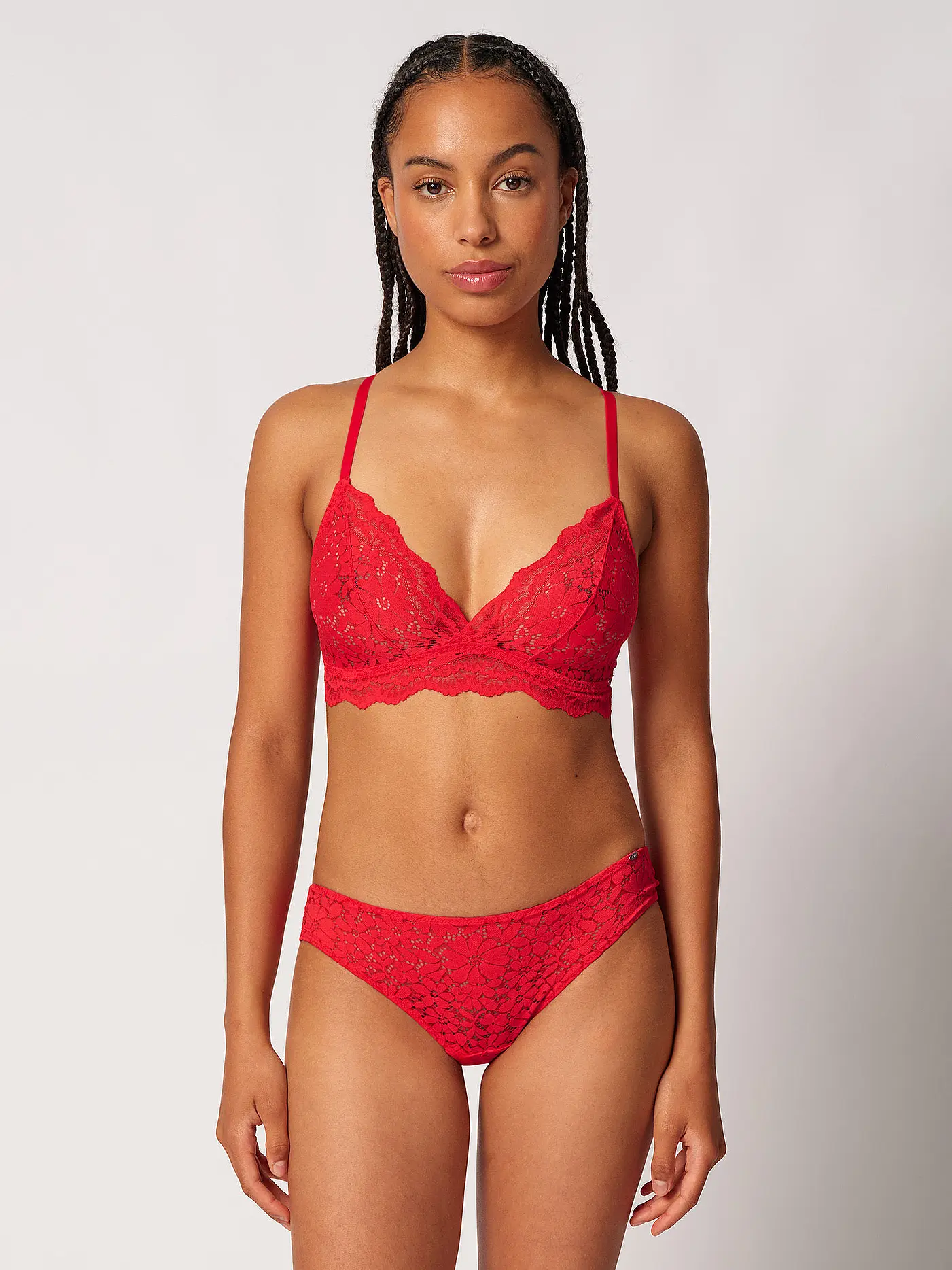 SKINY | Soft BH WONDERFULACE high risk red | 